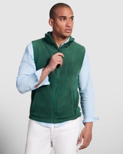 Fleece εργασίας Roly Workwear New Bellagio 1099 σε πράσινο μπουκαλιού χρώμα