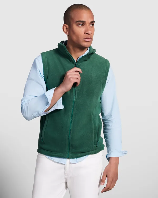 Fleece εργασίας Roly Workwear New Bellagio 1099 σε πράσινο μπουκαλιού χρώμα