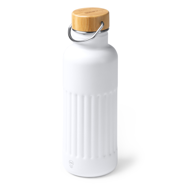 Διαφημιστικό θερμός NOBUK 1793 σε λευκό χρώμα, με χάραξη λογοτύπου