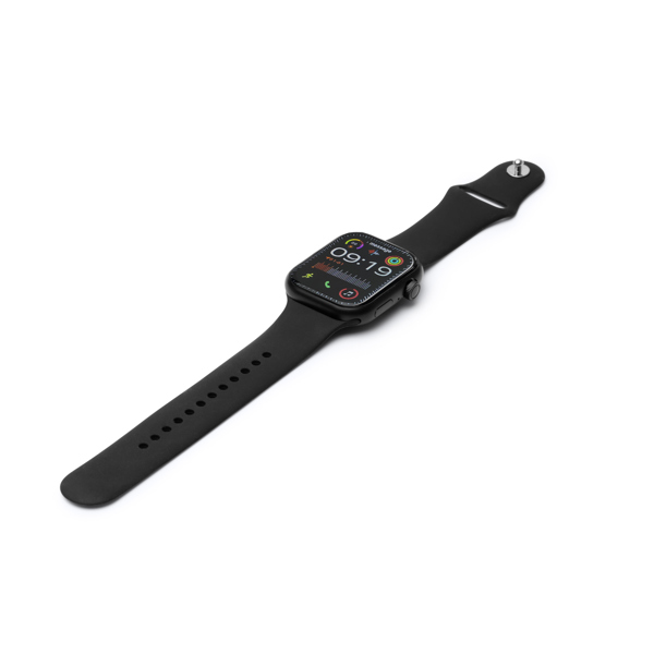 Διαφημιστικό smartwatch NOREX 1701 σε μαύρο χρώμα, με εκτύπωση λογοτύπου
