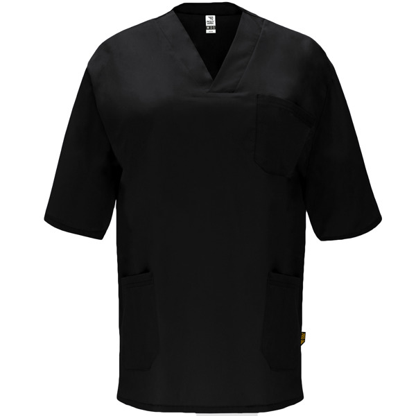 Μπλούζα εργασίας Roly Workwear Panacea 9098 σε μαύρο χρώμα