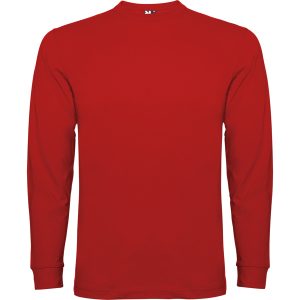 Παιδικό τεχνικό μπλουζάκι Roly Pointer Child 1205 σε κόκκινο χρώμα, με εκτύπωση λογοτύπου