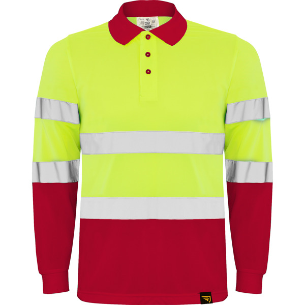 POLARIS L/S 9306 Roly – Κόκκινο Εργασίας / Κίτρινο Φωσφοριζέ