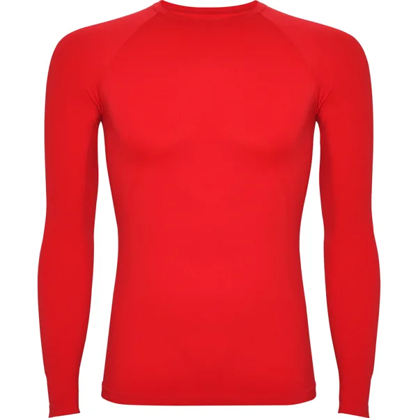 Μπλουζάκι εργασίας Roly Workwear Prime 0365 σε κόκκινο χρώμα
