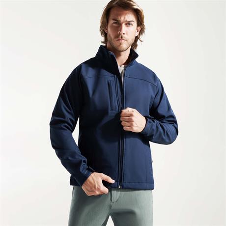 Μπουφάν softshell Roly Workwear Rudolph 6435 σε μπλε σκούρο χρώμα