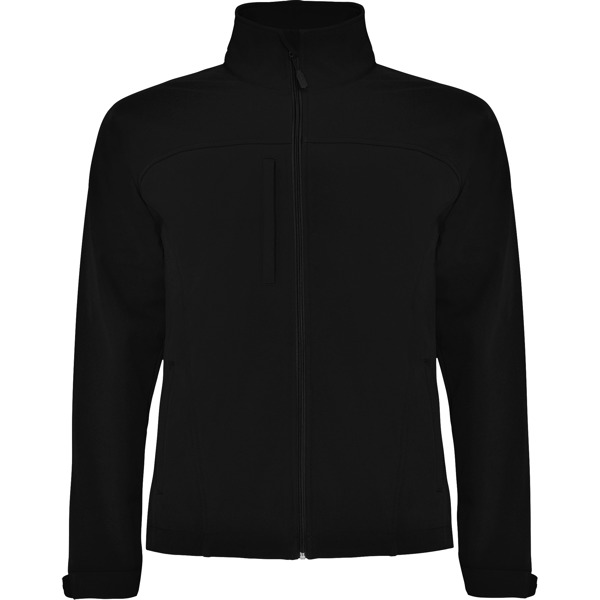 Μπουφάν softshell Roly Workwear Rudolph 6435 σε μαύρο χρώμα