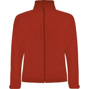 Μπουφάν softshell Roly Workwear Rudolph 6435 σε κόκκινο χρώμα