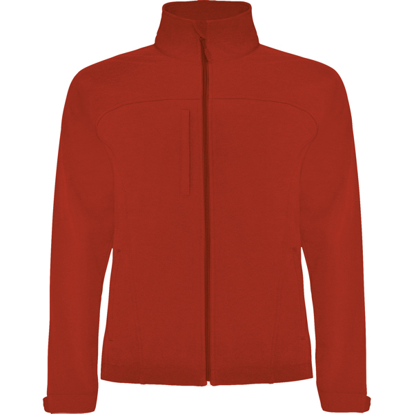 Μπουφάν softshell Roly Workwear Rudolph 6435 σε κόκκινο χρώμα