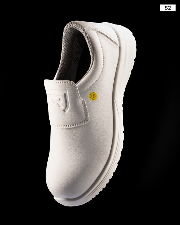 Παπούτσι εργασίας Roly Workwear Salt 8386 σε λευκό χρώμα
