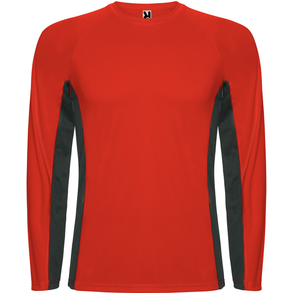 SHANGHAI L/S 6670 Roly – Κόκκινο / Μολυβί Σκούρο