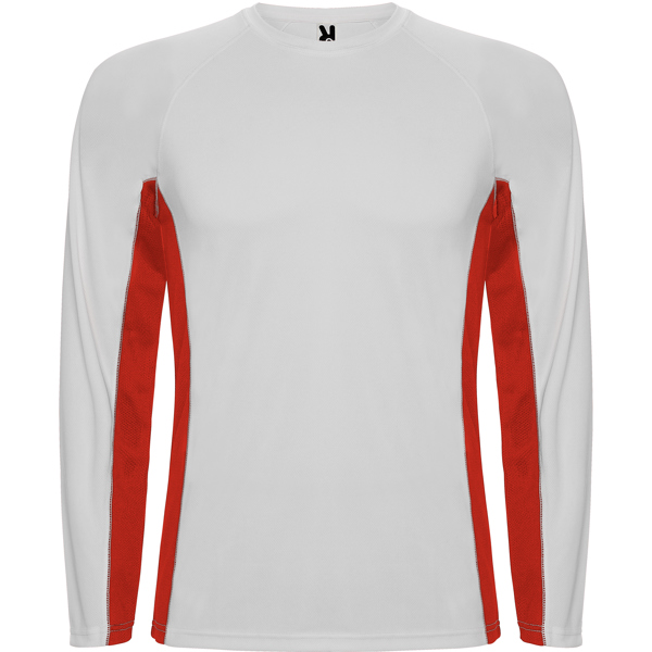 SHANGHAI L/S 6670 Roly – Λευκό/κόκκινο