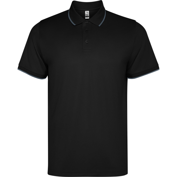 Πόλο εργασίας Roly Workwear Sian 8421 σε μαύρο χρώμα