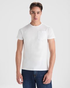 Διαφημιστικό Unisex κοντομάνικο μπλουζάκι Roly Teckel σε λευκό χρώμα