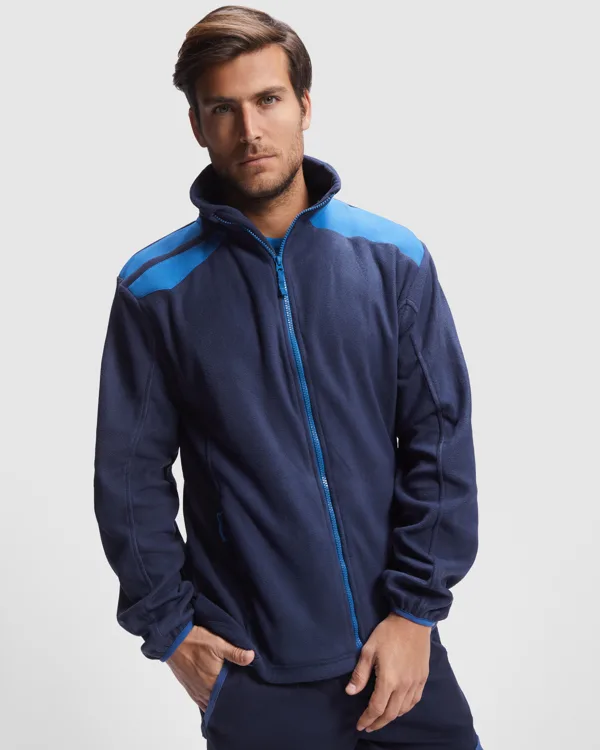 Φούτερ εργασίας Roly Workwear Terrano 8412 σε μπλε/ρουά χρώμα