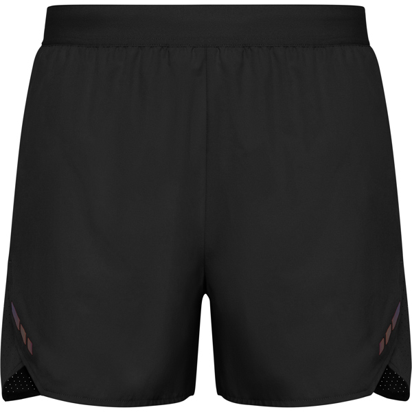 Αθλητικό αθλητικό μπουφάν Roly Sport Thema 0433 σε μαύρο χρώμα, με εκτύπωση λογοτύπου
