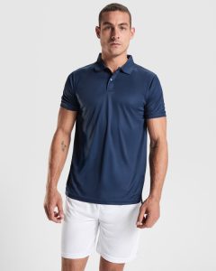 Αθλητικό αθλητικό παντελόνι Roly Sport Tormo 0400 σε μπλε σκούρο χρώμα, με εκτύπωση λογοτύπου