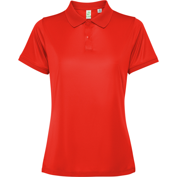 Αθλητικό αθλητικό παντελόνι Roly Sport Tormo Woman 0401 σε κόκκινο χρώμα, με εκτύπωση λογοτύπου