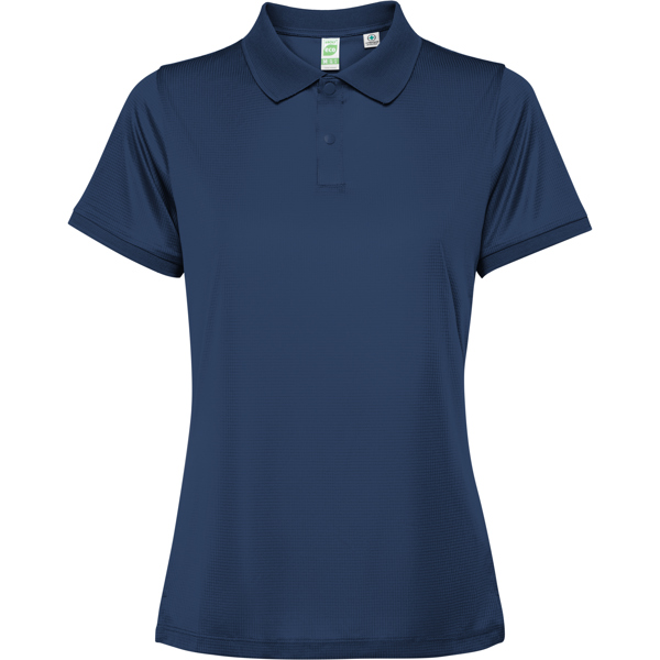 Αθλητικό αθλητικό παντελόνι Roly Sport Tormo Woman 0401 σε μπλε σκούρο χρώμα, με εκτύπωση λογοτύπου