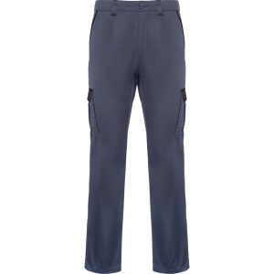 Παντελόνι εργασίας Roly Workwear Trooper 8408 σε μολυβί/μαύρο χρώμα