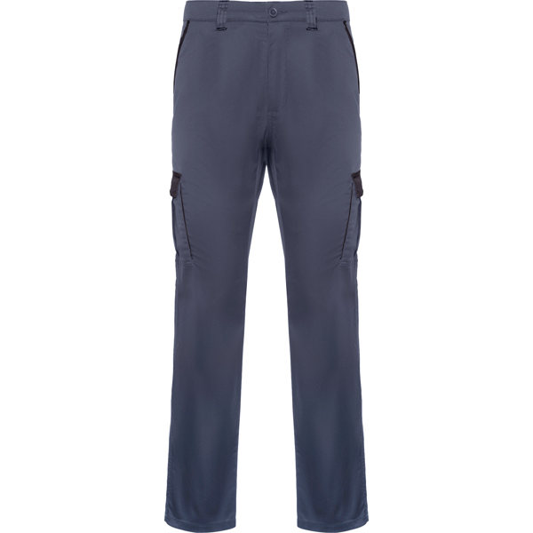 Παντελόνι εργασίας Roly Workwear Trooper 8408 σε μολυβί/μαύρο χρώμα