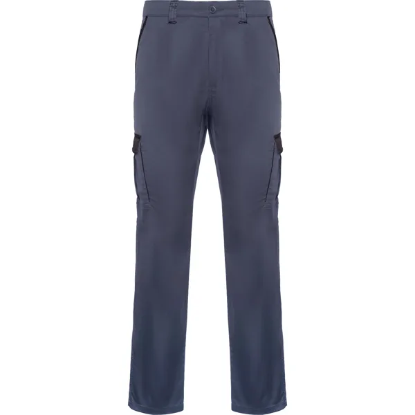 Παντελόνι εργασίας Roly Workwear Trooper 8408 σε μολυβί/μαύρο χρώμα