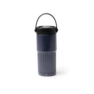Διαφημιστικό ανοξείδωτο παγούρι TUMBAT 2015 σε μπλε σκούρο χρώμα, με χάραξη λογοτύπου