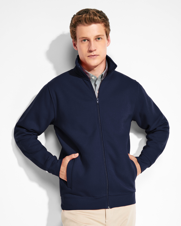 Φούτερ εργασίας Roly Workwear Ulan 6439 σε μπλε σκούρο χρώμα