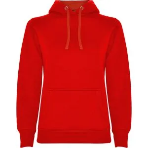 Διαφημιστικό Γυναικείο φούτερ Roly Urban Woman 1068 σε κόκκινο χρώμα