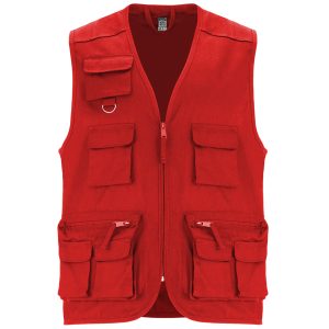 Πουκάμισο εργασίας Roly Workwear Venera 9111 σε κόκκινο χρώμα