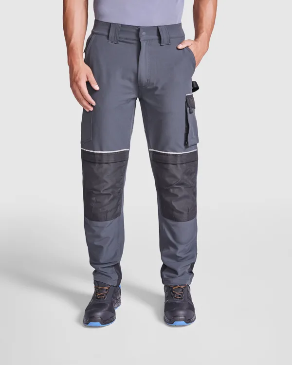 Παντελόνι εργασίας Roly Workwear Wall 9207 σε μολυβί σκούρο χρώμα