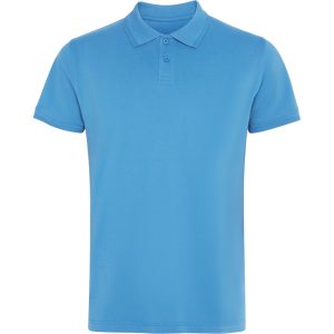 Διαφημιστικό unisex πόλο μπλουζάκι Roly Wos 6441 σε τιρκουάζ χρώμα