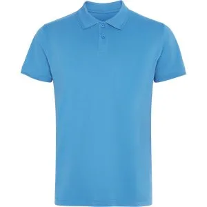 Διαφημιστικό unisex πόλο μπλουζάκι Roly Wos 6441 σε τιρκουάζ χρώμα