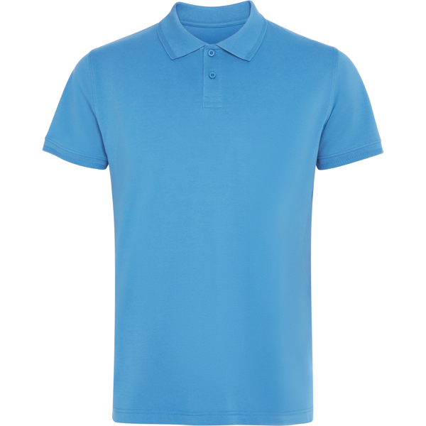 Διαφημιστικό unisex πόλο μπλουζάκι Roly Wos 6441 σε τιρκουάζ χρώμα