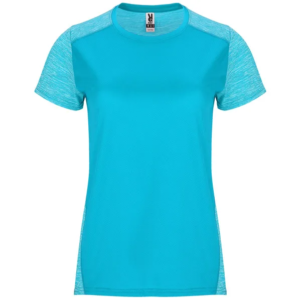 Αθλητικό τεχνικό μπλουζάκι Roly Sport Zolder Woman 6663 σε τιρκουάζ χρώμα